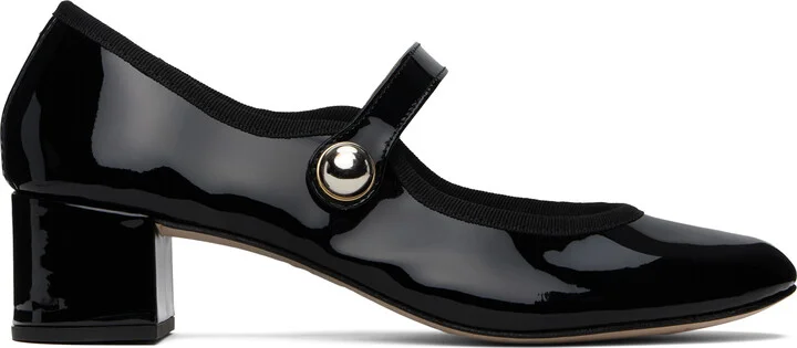 Repetto Black Fabienne Mary Jane Heels
