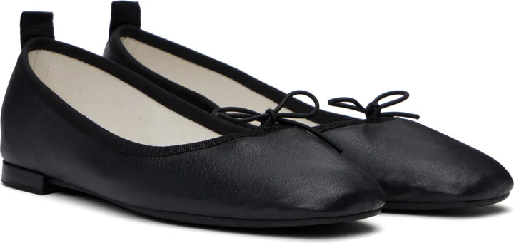 Repetto Black Garance Square-Toe Ballerina Flats - Image 4