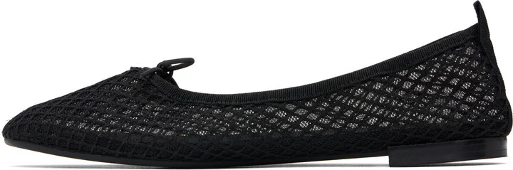 Repetto Black Garence Transparent Rubber Sole Ballerina Flats - Image 3