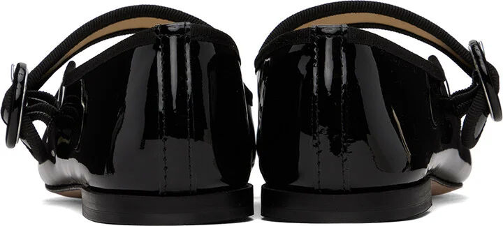 Repetto Black Georgia Ballerina Flats - Image 2