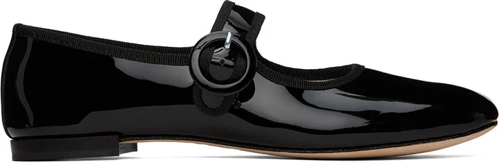 Repetto Black Georgia Ballerina Flats
