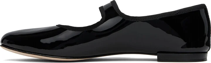 Repetto Black Georgia Mary Jane Ballerina Flats - Image 3