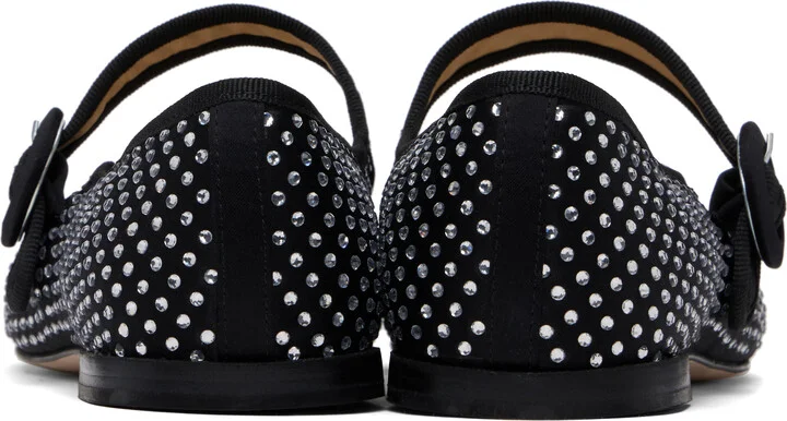 Repetto Black Georgia Square-Toe Mary Jane Ballerina Flats - Image 2