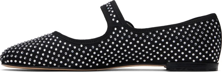 Repetto Black Georgia Square-Toe Mary Jane Ballerina Flats - Image 3