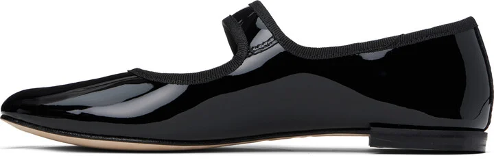 Repetto Black Georgia Square-Toe Mary Jane Ballerina Flats - Image 3