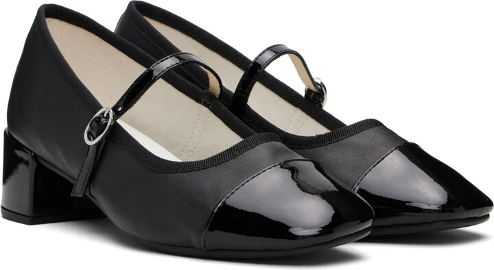Repetto Black Georgiana 45 Mary-Jane Heels - Image 4