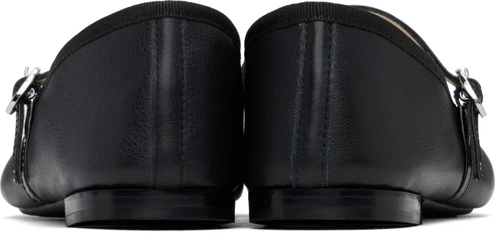 Repetto Black Georgiana Mary-Jane Ballerina Flats - Image 2