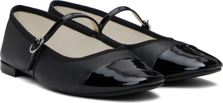 Repetto Black Georgiana Mary-Jane Ballerina Flats - Image 4
