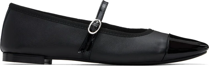 Repetto Black Georgiana Mary-Jane Ballerina Flats