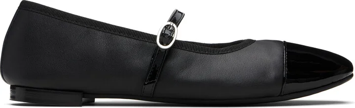Repetto Black Georgiana Mary-Jane Ballerina Flats