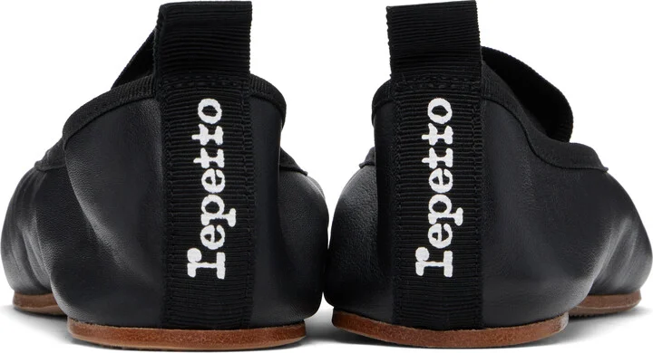 Repetto Black Gianna Ballerina Flats - Image 2