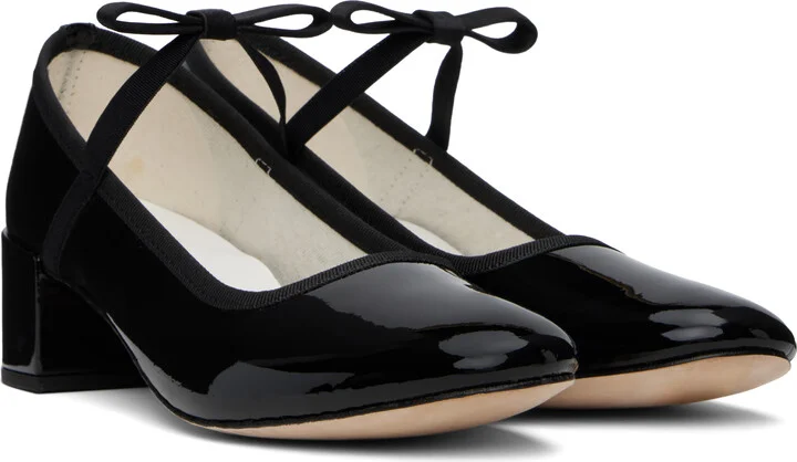 Repetto Black Guillemette Mary Jane Heels - Image 4