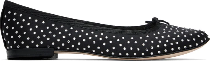 Repetto Black High Cendrillon Ballerina Flats