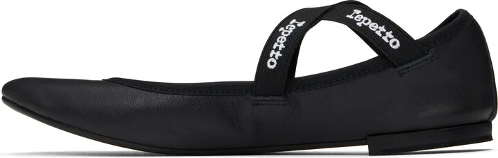 Repetto Black Joana Mary Jane Ballerina Flats - Image 3