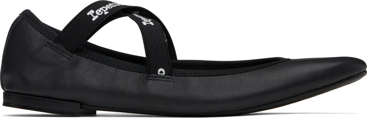 Repetto Black Joana Mary Jane Ballerina Flats