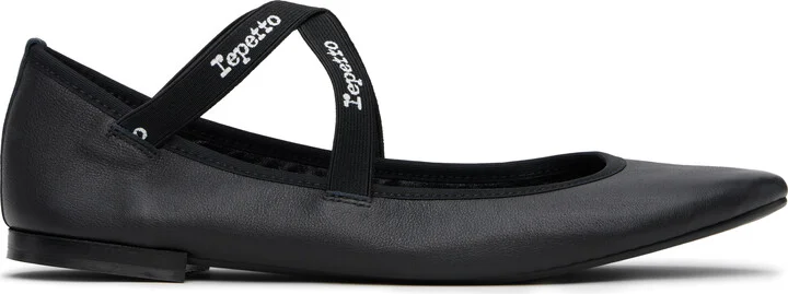 Repetto Black Joana Mary Jane Ballerina Flats