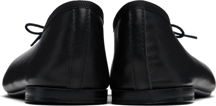 Repetto Black Lilouh Almond Toe Ballerina Flats - Image 2