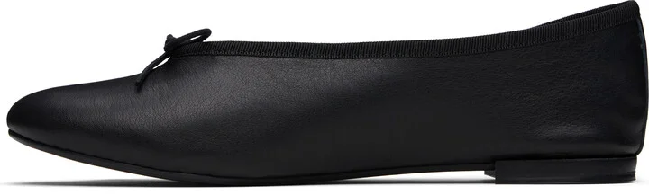 Repetto Black Lilouh Almond Toe Ballerina Flats - Image 3