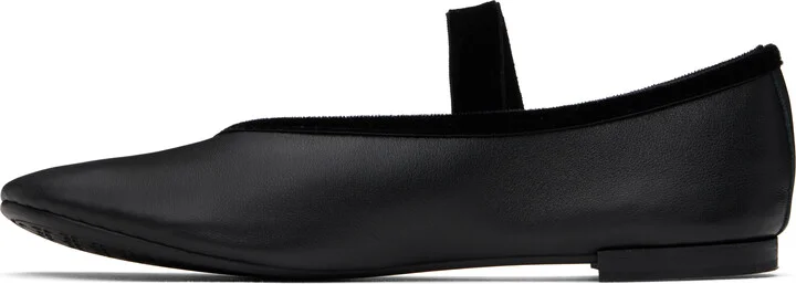 Repetto Black Lilouh Rubber Sole Mary Jane Ballerina Flats - Image 3