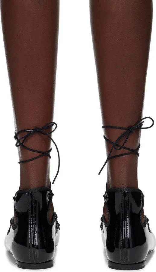 Repetto Black Limbo Mid Ballerina Flats - Image 2