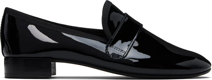 Repetto Black Michael Rubber Sole Loafers