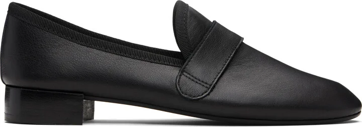 Repetto Black Michael Rubber-Sole Loafers