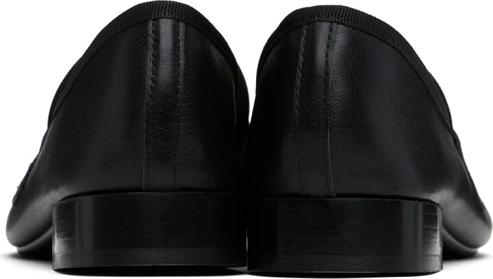 Repetto Black Michael Sole Rubber Loafers - Image 2