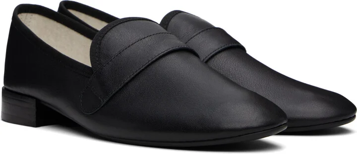 Repetto Black Michael Sole Rubber Loafers - Image 4