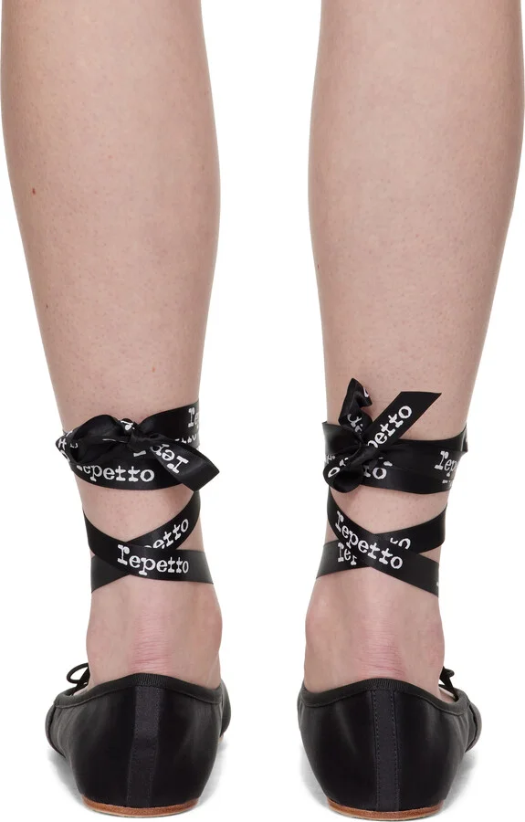 Repetto Black Sophia Ballerina Flats - Image 2