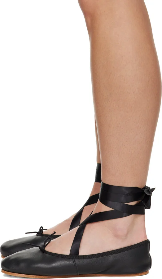 Repetto Black Sophia Ballerina Flats - Image 3