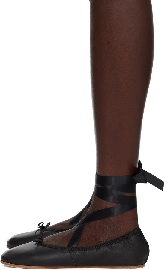Repetto Black Sophia Ballerina Flats - Image 3