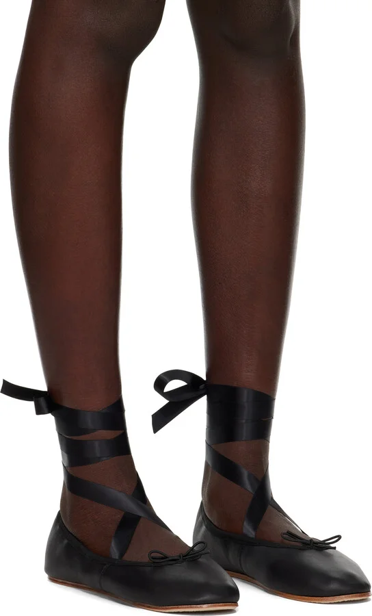 Repetto Black Sophia Ballerina Flats - Image 4