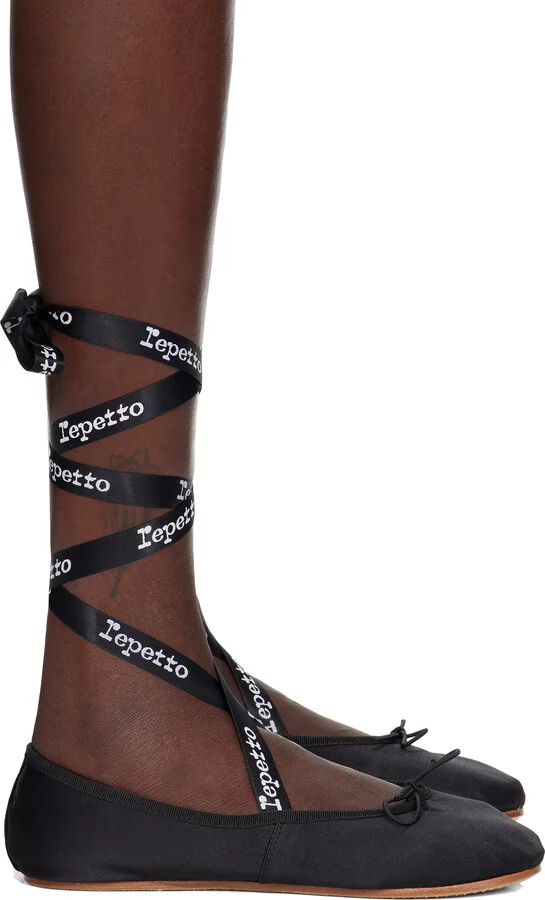 Repetto Black Sophia Ballerina Flats