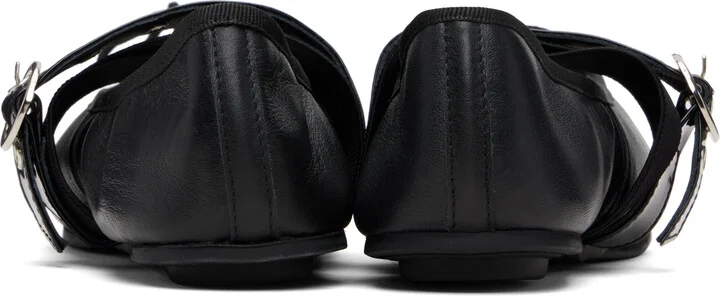 Repetto Black Twist Mary Jane Ballerina Flats - Image 2