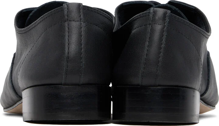 Repetto Black Zizi Calf Leather Oxfords - Image 2