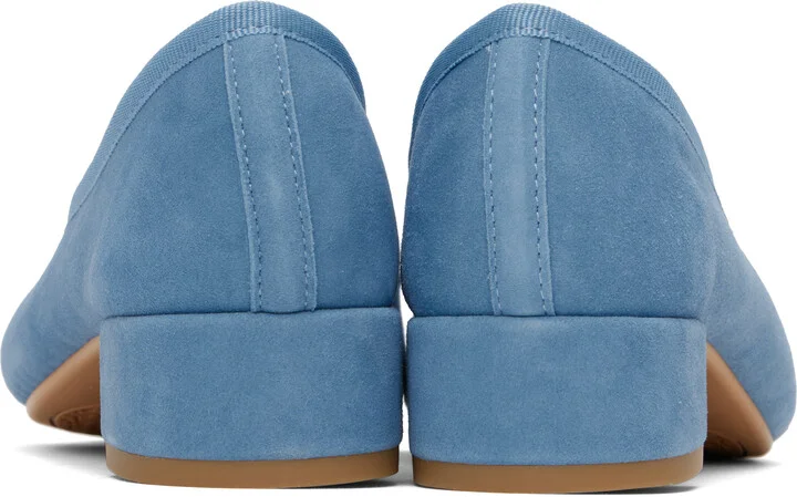 Repetto Blue Camille Rubber Sole Heels - Image 2