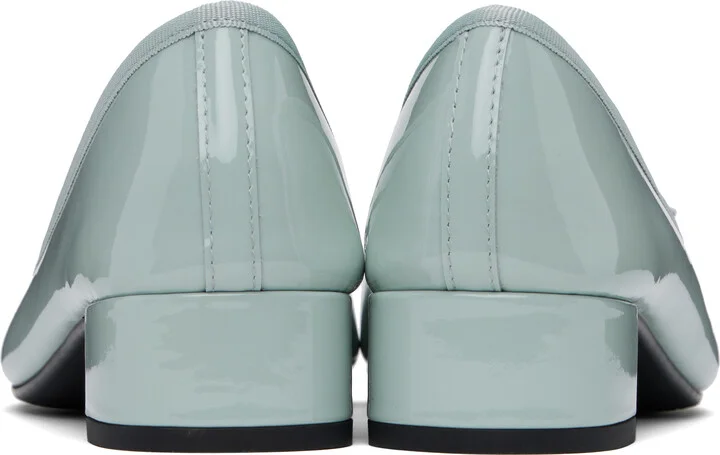 Repetto Blue Camille Rubber Sole Heels - Image 2