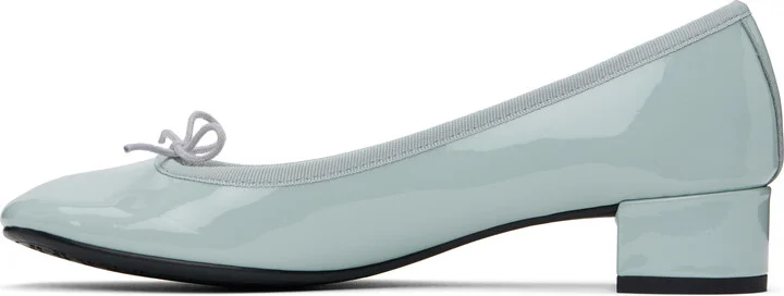 Repetto Blue Camille Rubber Sole Heels - Image 3