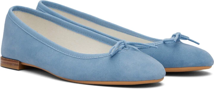Repetto Blue Cendrillon Ballerina Flats - Image 4