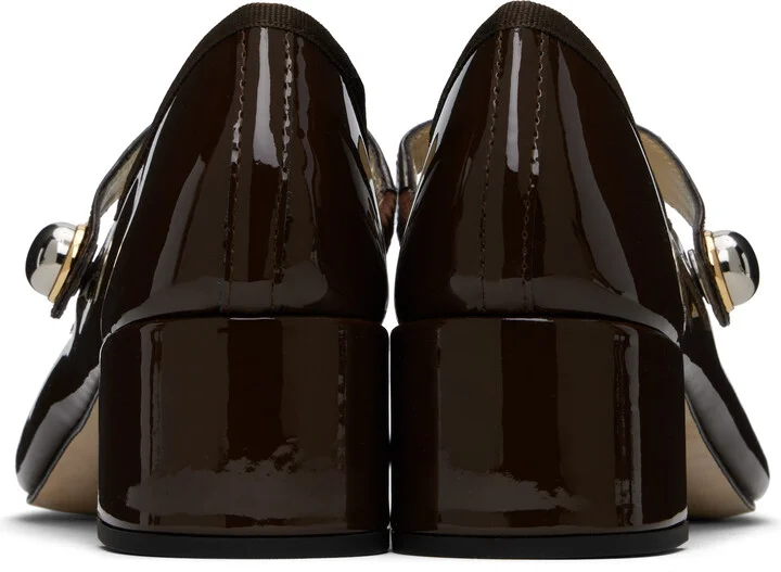 Repetto Brown Fabienne Mary Jane Heels - Image 2