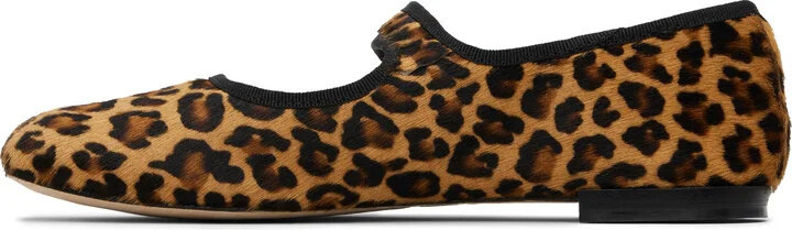 Repetto Brown Georgia Mary Jane Square-Toe Ballerina Flats - Image 3