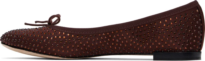 Repetto Brown High Cendrillon Ballerina Flats - Image 3
