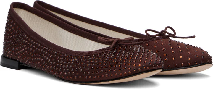 Repetto Brown High Cendrillon Ballerina Flats - Image 4