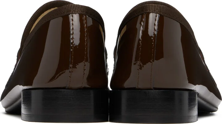 Repetto Brown Michael Rubber-Sole Loafers - Image 2