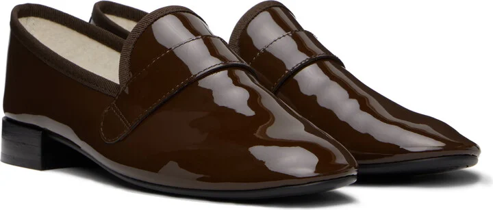 Repetto Brown Michael Rubber-Sole Loafers - Image 4