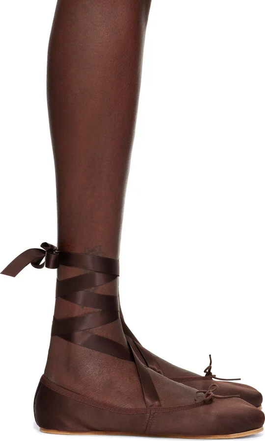 Repetto Brown Sophia Ballerina Flats