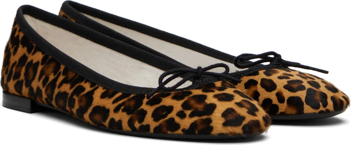 Repetto Brown & Tan Cendrillon Ballerina Flats - Image 4