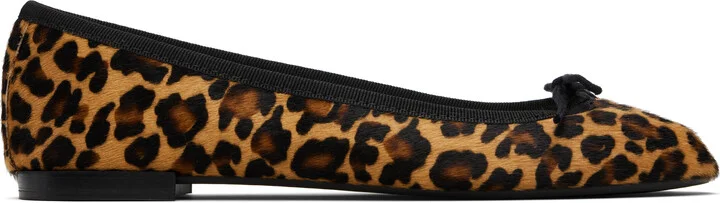 Repetto Brown & Tan Cendrillon Ballerina Flats
