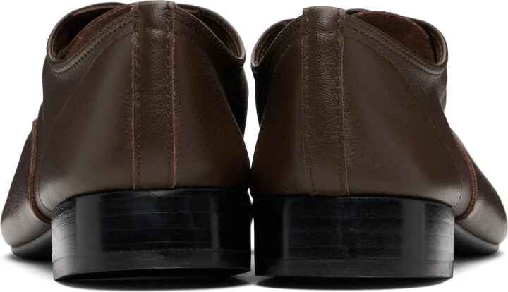 Repetto Brown Zizi Rubber-Sole Oxfords - Image 2