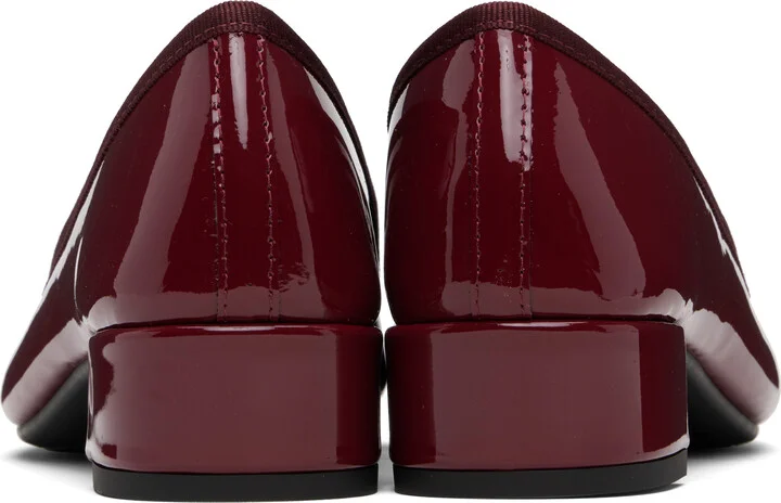Repetto Burgundy Camille Rubber-Sole Heels - Image 2